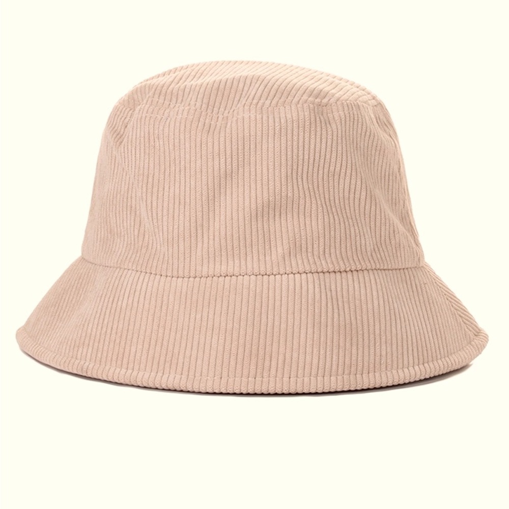 (NIP) Beige Packable / Foldable Bucket Hat -Unisex